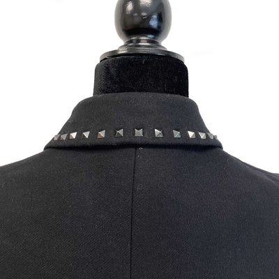 Valentino - Rockstud Coat IT 38 UXS - Black - XS - Black - 38 - Studded Jacket