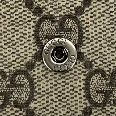 Gucci - Excellent Dionysus GG Canvas Supreme Clutch Crossbody - Beige / Silver
