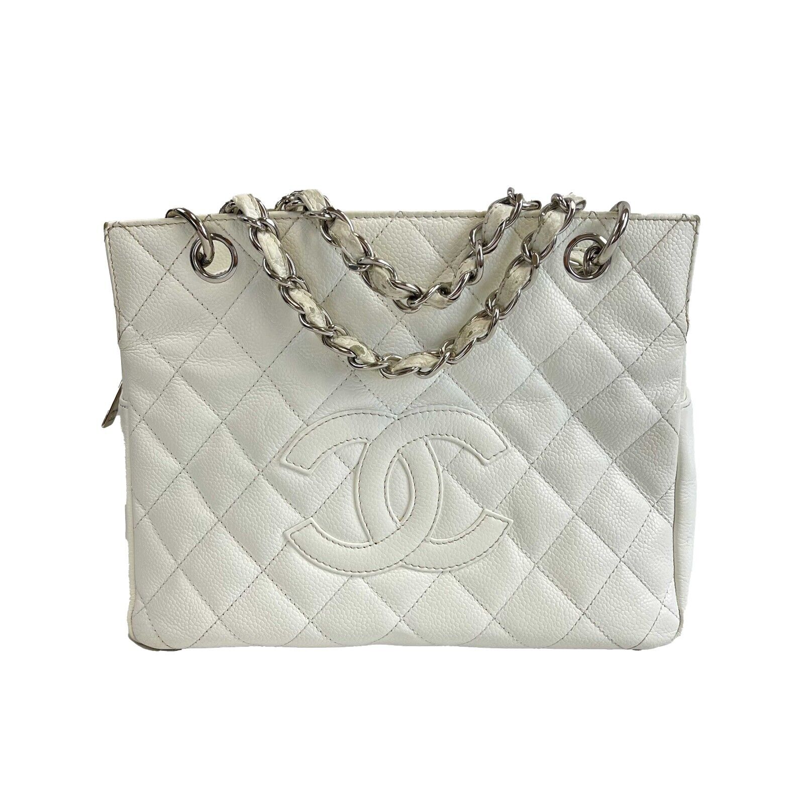 CHANEL - Petite Timeless Tote Caviar Quilted CC Medium Tote / Shoulder -  BougieHabit