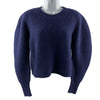 Isabel Marant - Ribbed Crew Neck Cashmere Sweater - Navy - 34- XS - Top