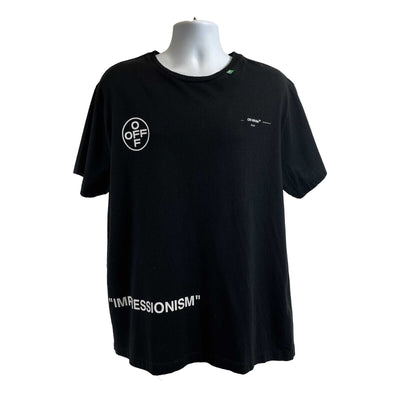 Off-White - 2019 Impressionism T-Shirt - Black - Size XS