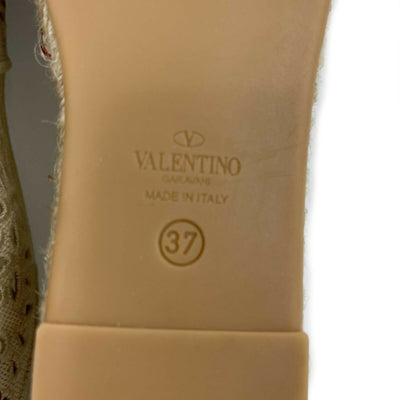 Valentino - Garavani Atelier 08 San Gallo Edition Espadrilles Flats - 37 US 7