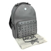 MCM - NWT Silver Large Stark Backpack - Silver & Black NEW - Retail $1350