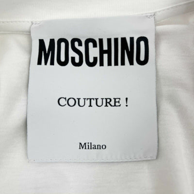 Moschino Multicolor Italian Slogan T-Shirt - Red White Green - IT 48 - US Small