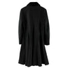 Dennis Basso - Suede Embroidered Swing Leather Coat - Black - Fits S/M