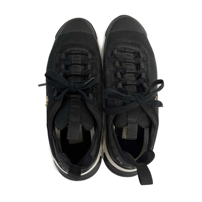 Chanel - Excellent - CC Trail Runner Sneaker - Black - 42 US 7