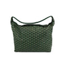 Goyard - Excellent - Goyardine Fidji Zip Hobo Green Shoulder Bag