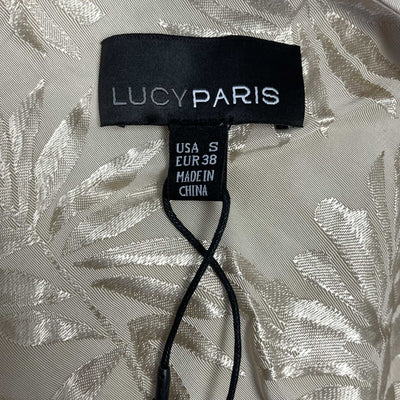 Lucy Paris - New w/ Tags-Remi Floral Jacquard Slip Dress - Size S