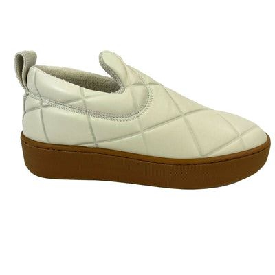 Bottega Veneta - New - The Quilt Sneakers - Wax -Off White - IT 39.5 - US 9.5
