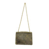 CHANEL - 90s Gray Iridescent Quilted Nubuck Mademoiselle Mini Flap Shoulder Bag