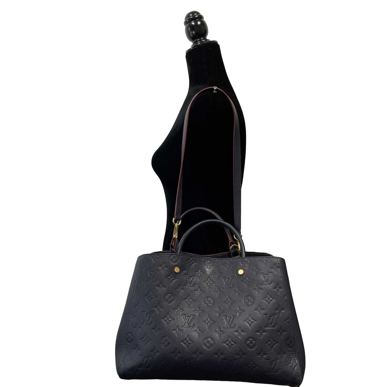 Louis+Vuitton+Teddy+Top+Handle+Bag+GM+Black+Monogram for sale