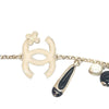 CHANEL - A16 S Pearl / Beaded CC Charm - 8 Charm Necklace / Belt