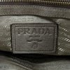 PRADA - Large Suede Buckle Bowling Bag - Camel Top Handle w/ Shoulder Strap