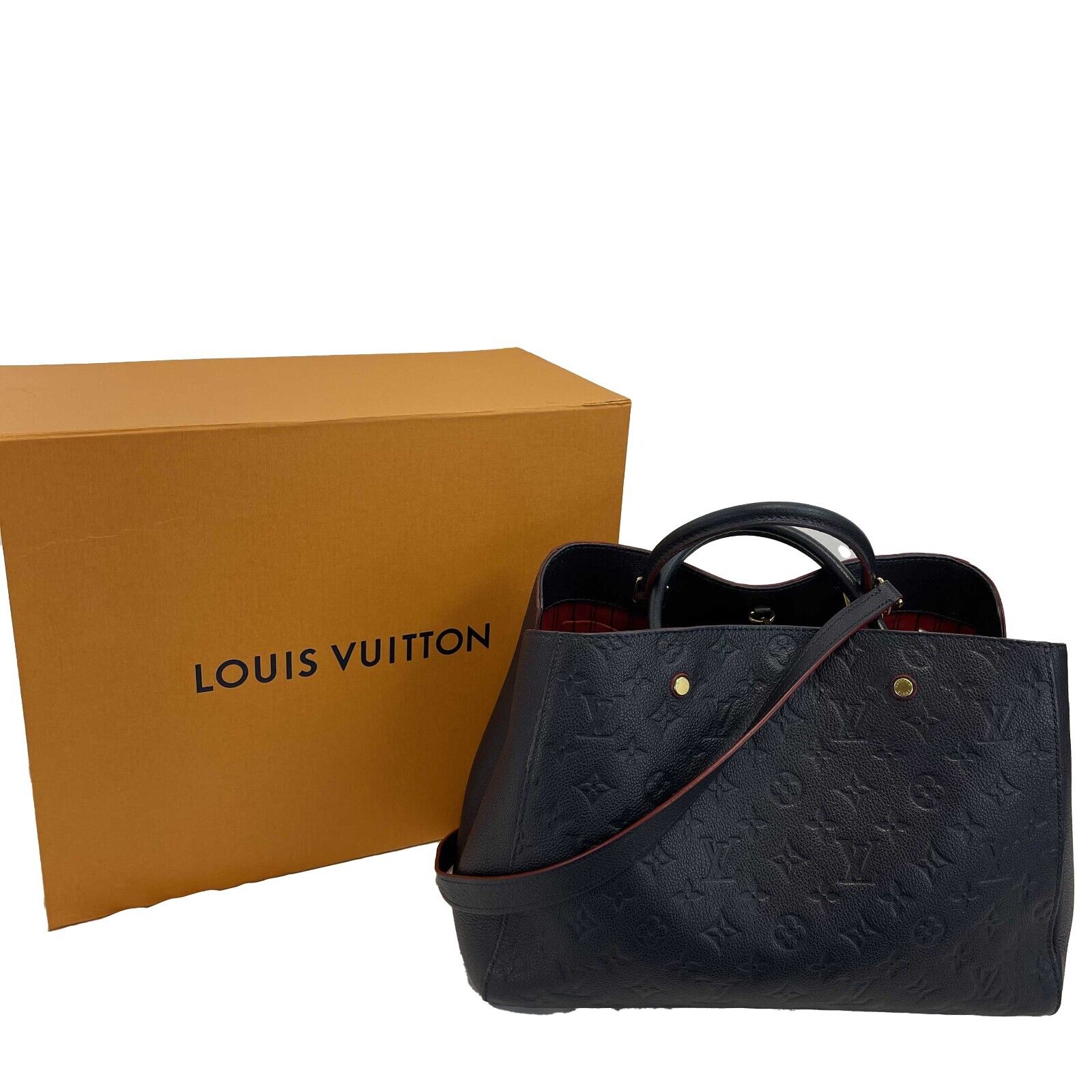 Louis Vuitton Montaigne Monogram MM Burgundy Lining  Louis vuitton bag  neverfull, Louis vuitton crossbody bag, Vuitton
