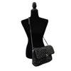 Chanel - Excellent - Maxi Chevron Space Suit Flap Black Shoulder Bag