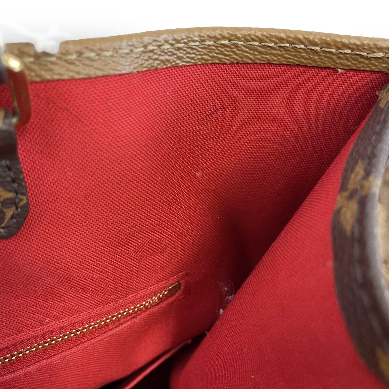 Louis Vuitton Onthego GM Monogram Tote Bag Red