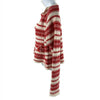Christian Dior - Knit Cropped Stripe Tassel Sweater - White/Red - 36 US 4