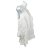 Isabel Marant - 18 Nust White High-Neck Sleeveless Embroidered Blouse - 34 US XS