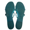 Hermes - D'ancre Chaine Rivage Sandals - Teal - Size 40 US 10