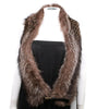 Marni - New w/ Tags - Belted Brown Raccoon Stole Scarf - One Size