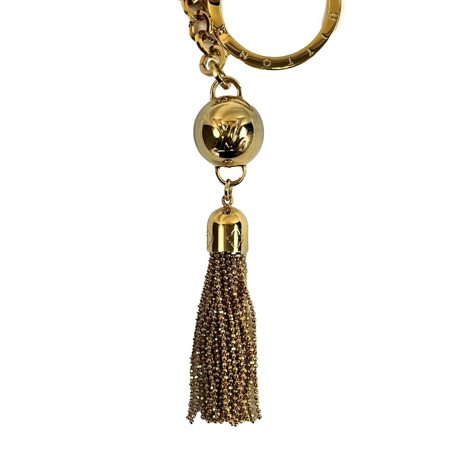 Louis Vuitton Porte Cles Swing Gold Tone Bag Charm Louis Vuitton
