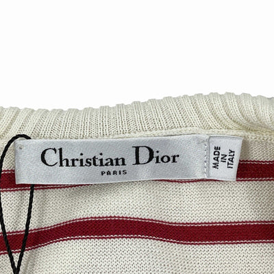 Christian Dior - Dioriviera Capri Striped Sailor Tank - Red - 34- US 2 - Top
