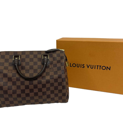 Louis Vuitton - Pristine - Damier Ebene Speedy 30 - Brown - Top Handle Bag