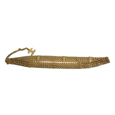 Chanel - Excellent - 97P CC Vintage Gold Chain Belt / Necklace