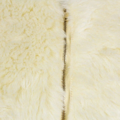 Marni - New w/ Tags - Yellow Plush Alpaca Fur Zip Coat - Size 38/ XS