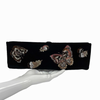 CHANEL - NEW 2015 Velvet Embellished Butterfly Minaudiere Black CC Clutch