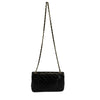 CHANEL - Vintage Classic CC Single Flap Black Medium Crossbody / Shoulder Bag