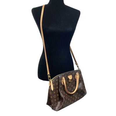 Louis Vuitton - Rivoli MM - Brown Monogram - Top Handle w/ Shoulder Strap