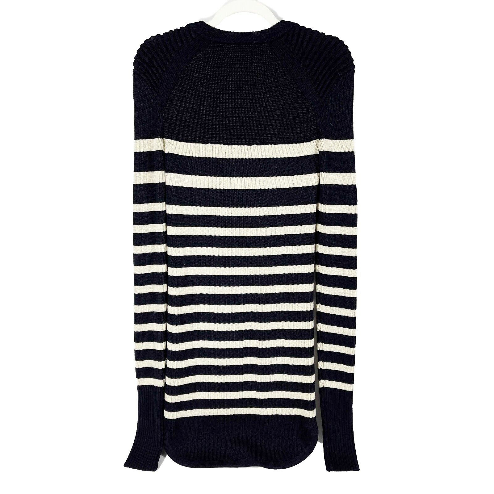ISABEL MARANT   Hatfield Striped Merino Wool blend Long Sweater