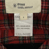 Isabel Marant - Plaid Wool Button Long Sleeve Red Top - US XXS