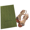 Gucci - Pink Sequin GG Marmont Mid Heeled Sandals- 36/ US 6 - NEW W/ Box