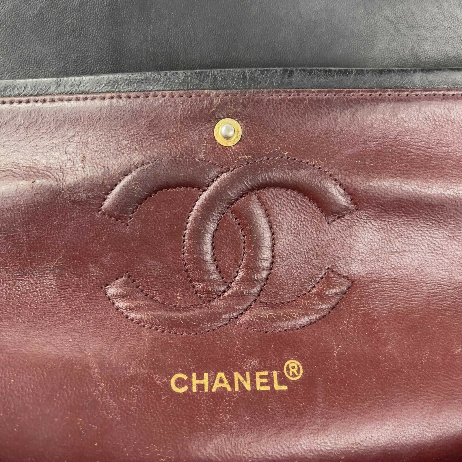 CHANEL- Vintage Medium Classic Double Flap - Black Shoulder Bag / Cros -  BougieHabit