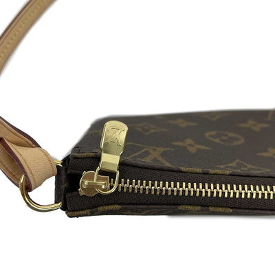 Louis Vuitton - NEW KIT Brown Monogram Pochette Shoulder Bag w/ Removable Strap