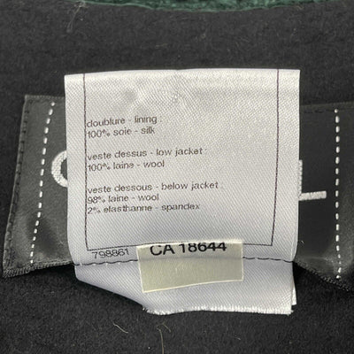 CHANEL - 2011 11A Runway Tweed Gripoix Button CC Layered Blazer Jacket 38 US 8