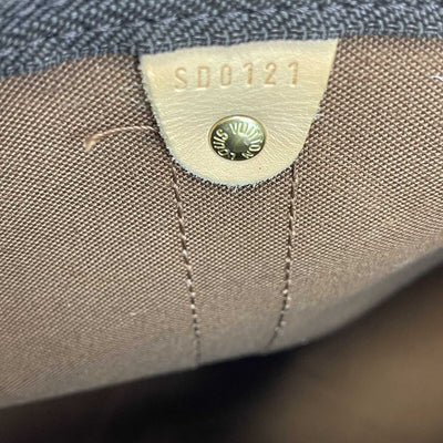 Louis Vuitton - Keepall Bandouliere 55 - Brown Monogram Top Handle w/ Strap
