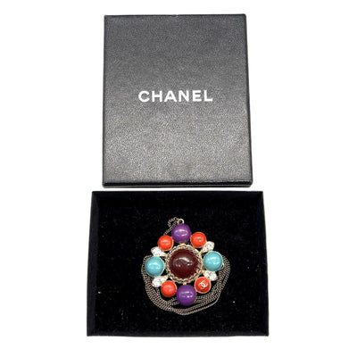 CHANEL - Gripoix Resin Flower Pendant Necklace - 07A 2007 Fall Collection