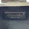 CHANEL- Small Camellia Box Frame Crossbody - Satin / Lace / Gun-metal Tone
