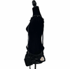 Balenciaga - Le Cagole XS Black Shoulder Bag Crocodile Embossed