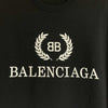 Balenciaga - Men's SS19 Logo Crown Oversized Black T-Shirt - Size S