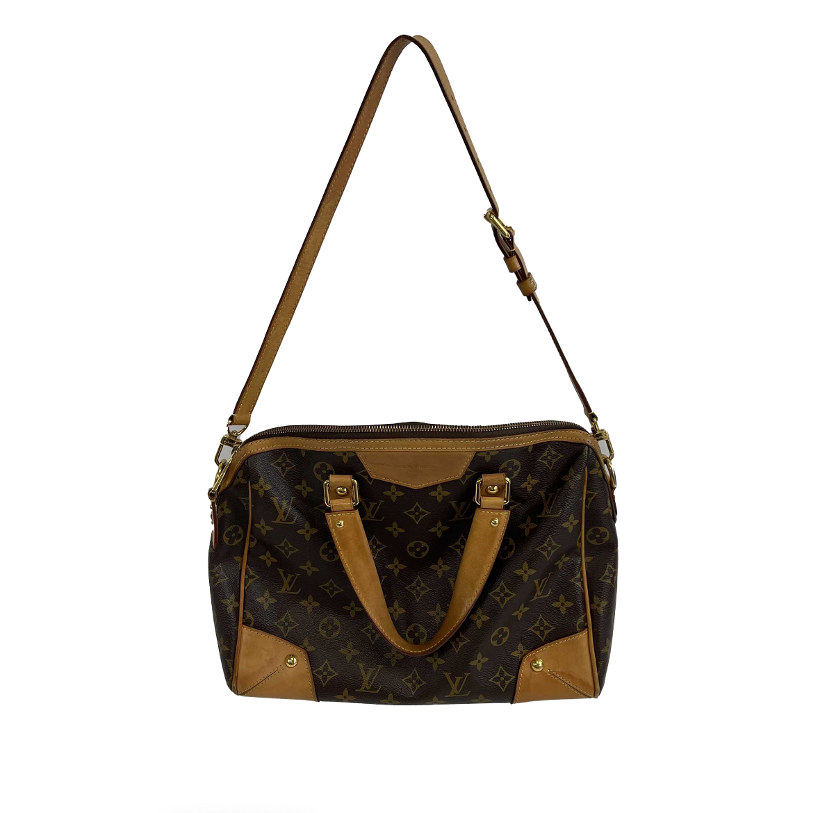 Louis Vuitton - LV - Retiro Handbag Brown Monogram Canvas PM w/ Should -  BougieHabit
