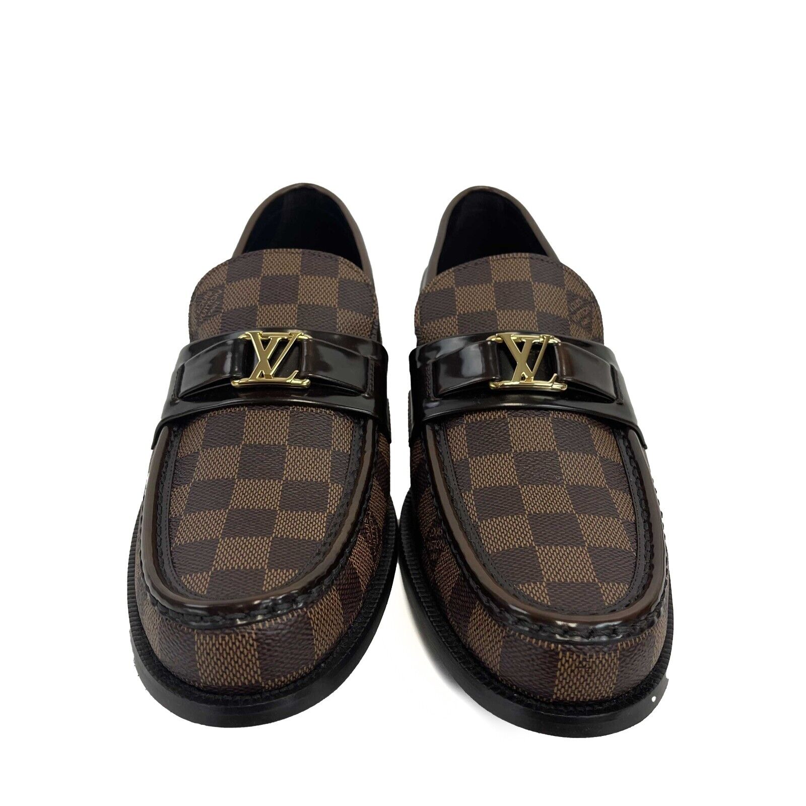 Authentic New Louis Vuitton Major Brown Epi Leather Loafer,LV10/US11