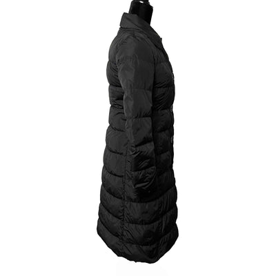 Prada - Long Down Puffer - Black Nylon Jacket - 2 Pockets Button Down