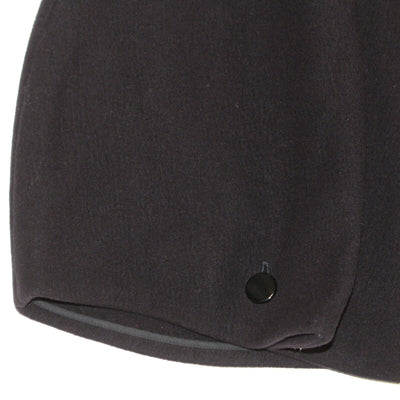 Céline - Black Origami Wool Cape Shrug - Oversized US 2 - 34
