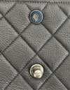 CHANEL - CC Large Single Flap Top Chain Strap Handle / Black Shoulder Bag - NEW