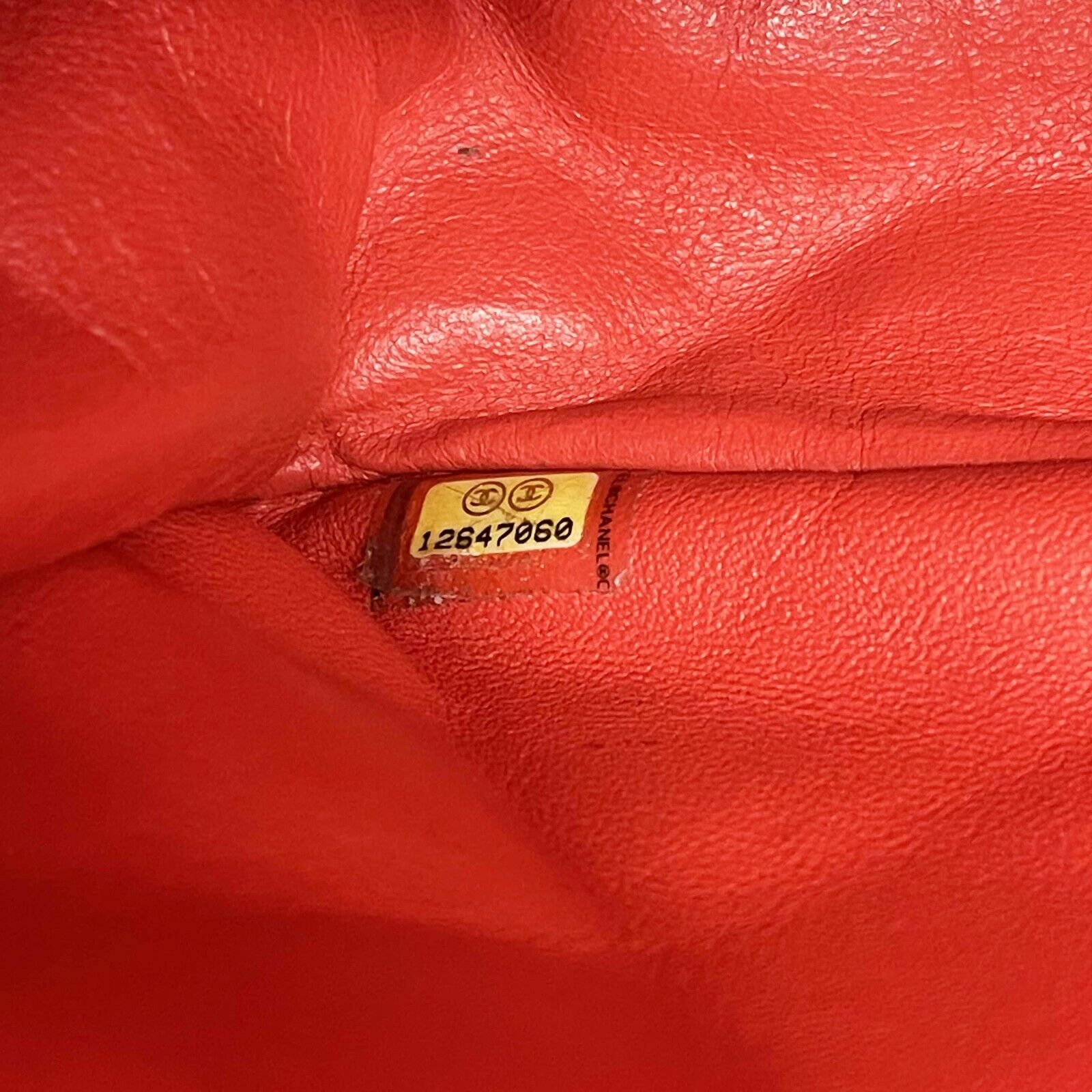 CHANEL - Jumbo Classic Flap - Red Lambskin Shoulder Bag