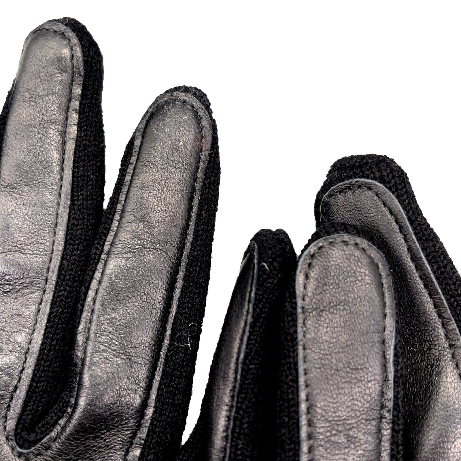 Louis Vuitton Brown Men Damier Lambskin Leather Gloves